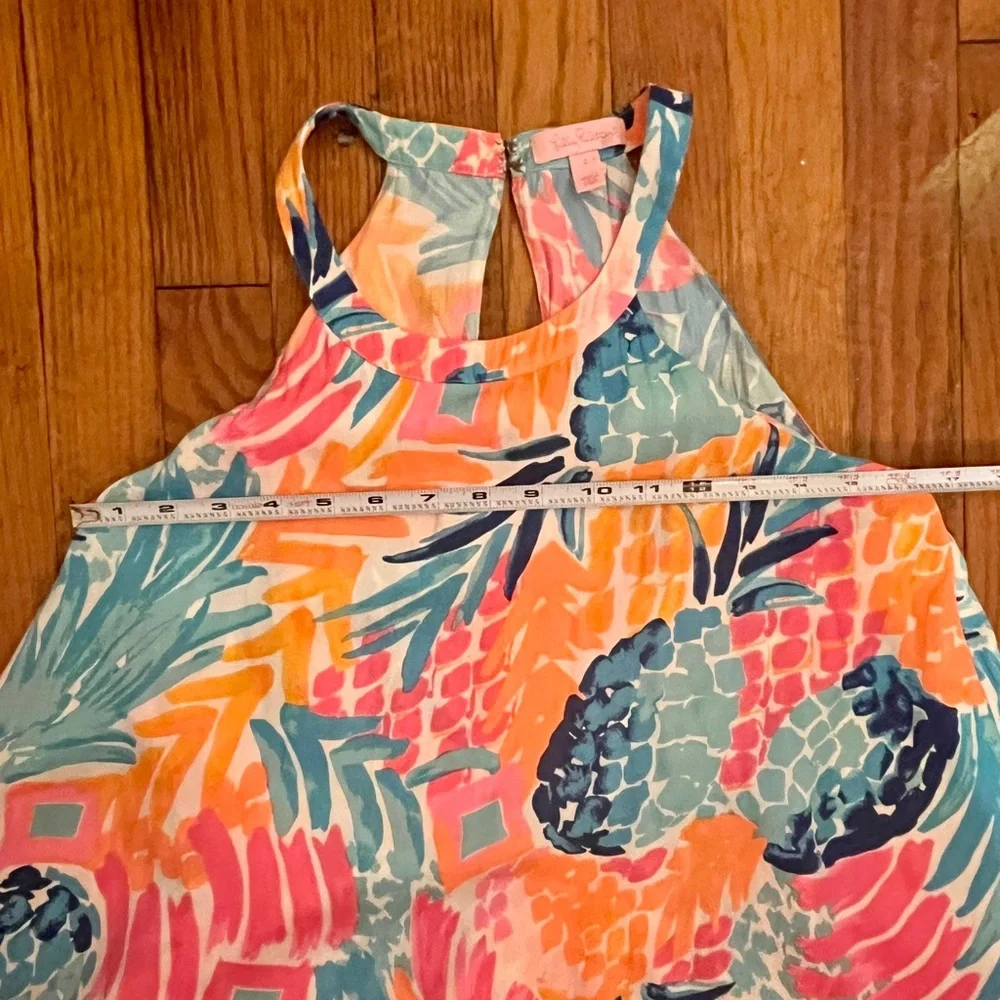 Lilly Pulitzer Pink and Blue Kids Romper - Picture 7 of 17